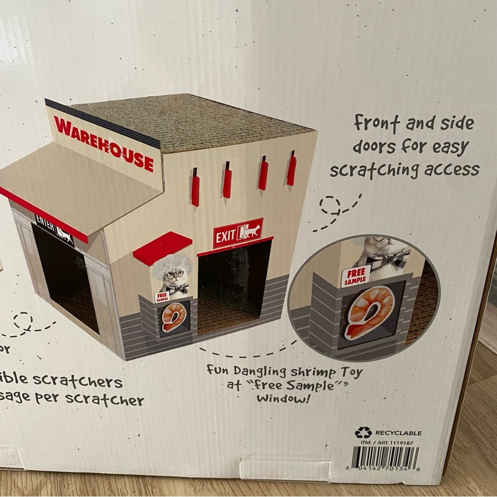 NEW Costco Kirkland Warehouse double decker Cat Scratcher - Picture 6 of 8